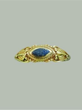 VTG Blue Lapis Marquise Copper Boho Ring NWT 6-8